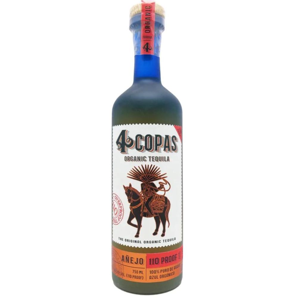 4 Copas Anejo Tequila 110 Proof_Hollywood Beverage