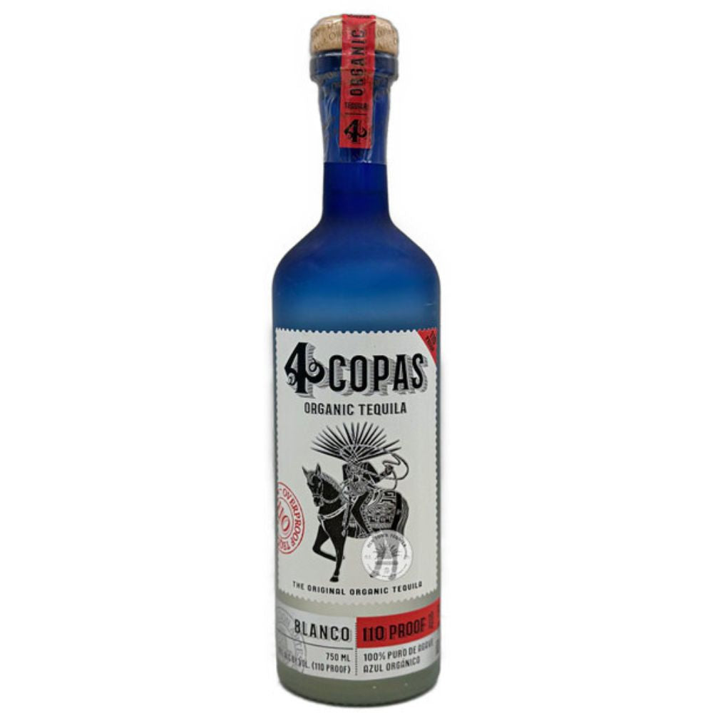 4 Copas Blanco Tequila 110 Proof_Hollywood Beverage