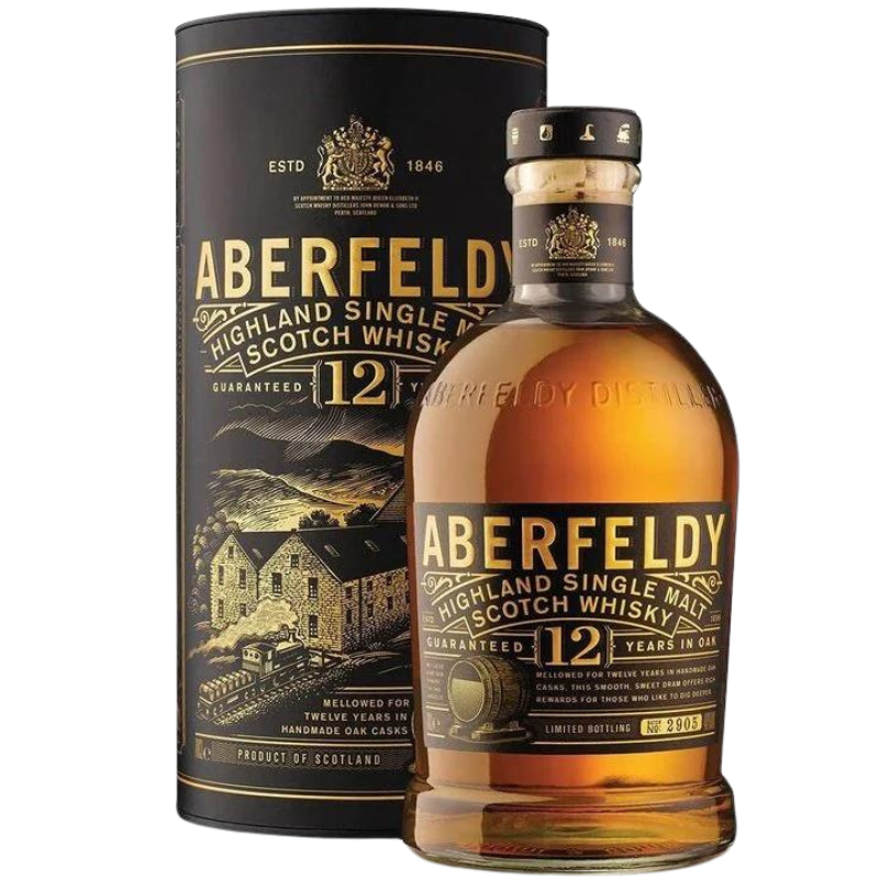 Aberfeldy 12 Year Old Single Malt Scotch Whisky - Hollywood Beverage