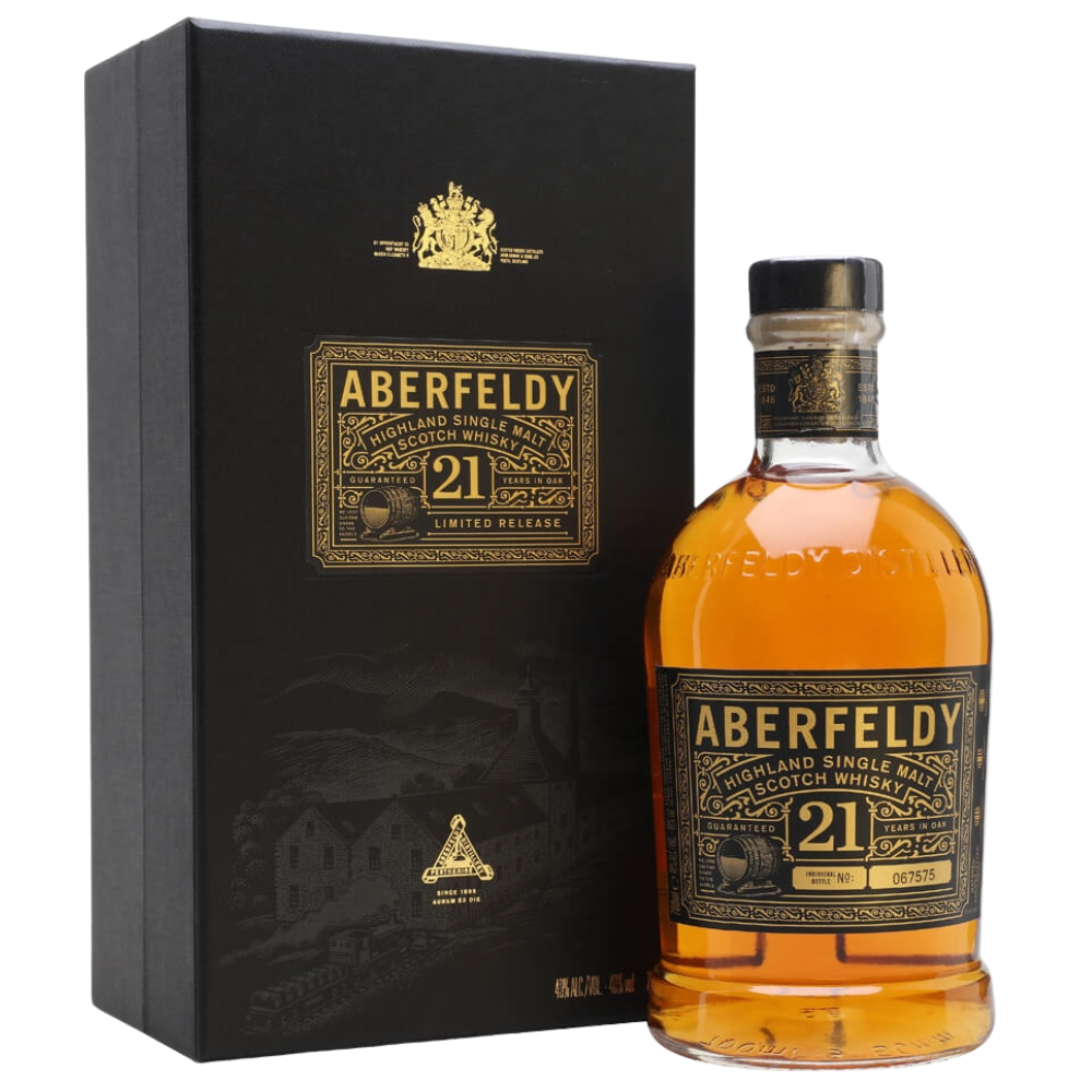 Aberfeldy 21 Year Old Single Malt Scotch Whisky_Hollywood Beverage