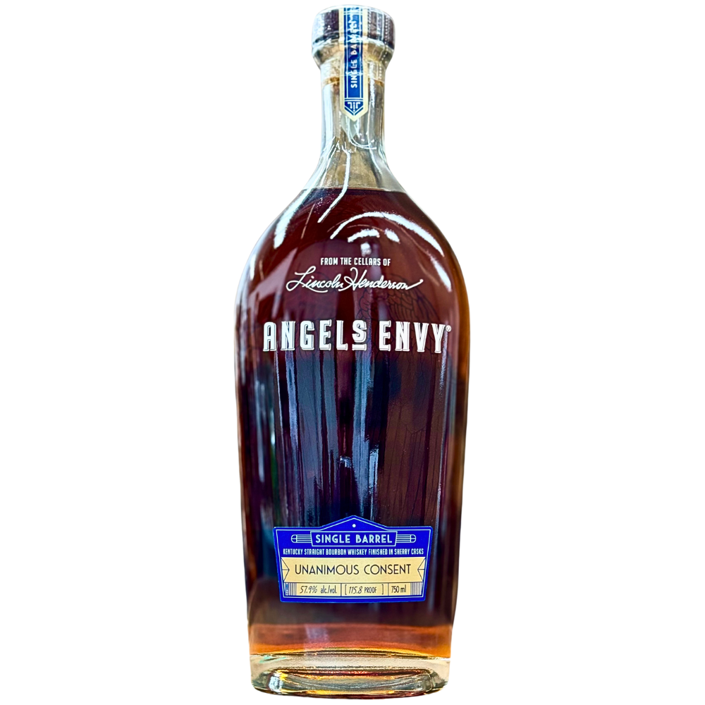 Angel's Envy Bourbon Single Barrel Finished In Sherry Cask 'UNANIMOUS CONSENT'_Hollywood Beverage