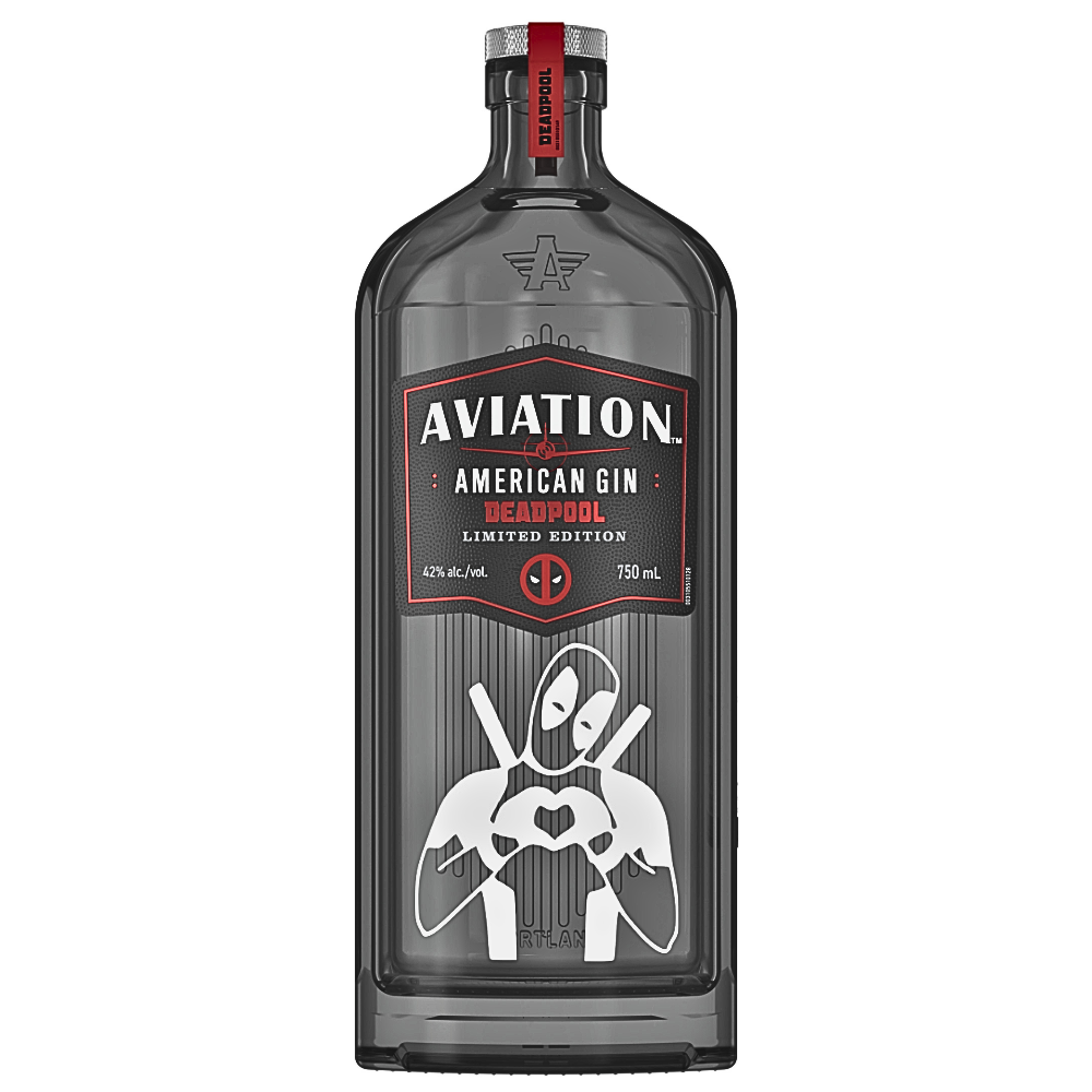 Aviation X Deadpool 3 Gin Limited Edition With Bottle Engraving | PRE-ORDER NOW! - Hollywood Beverage