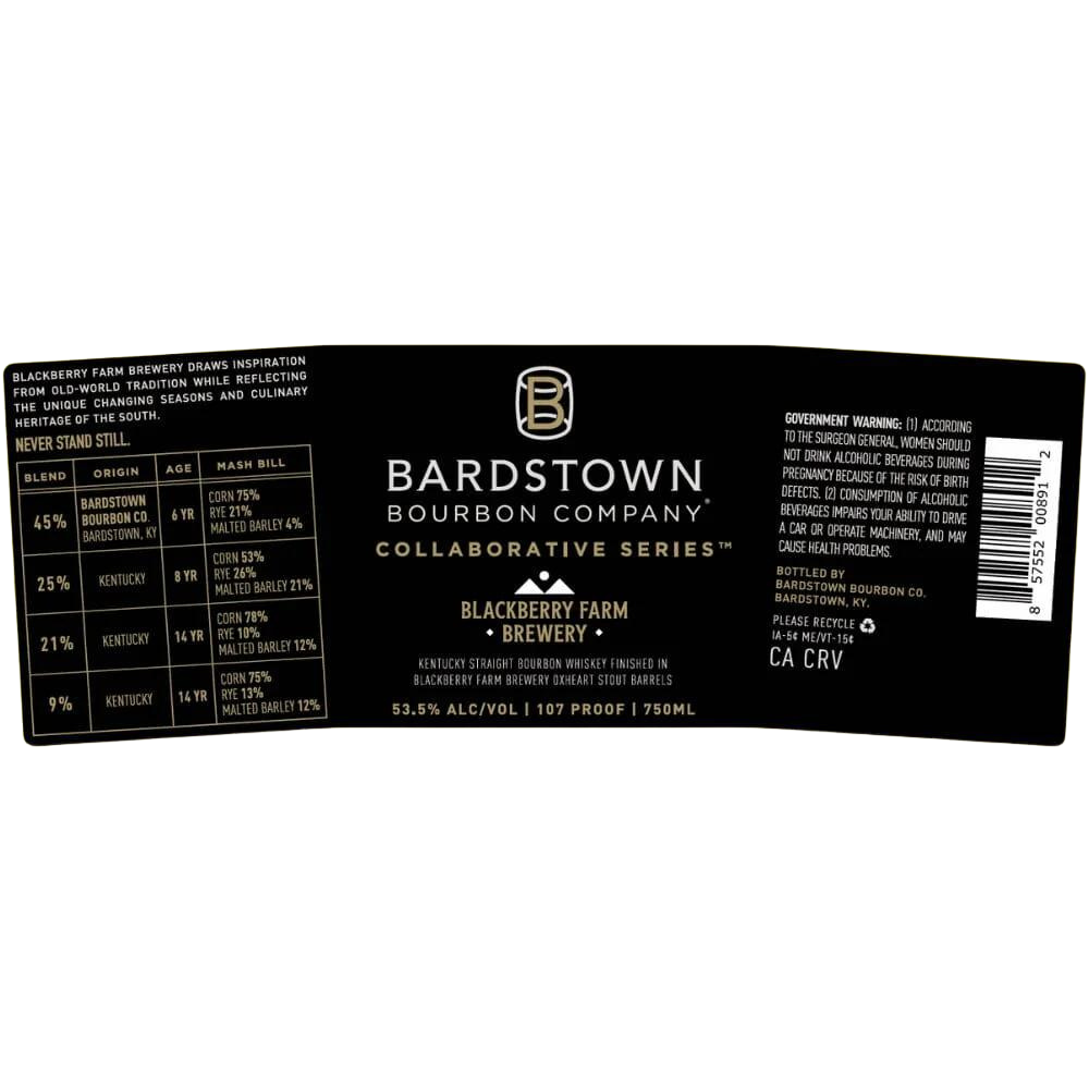 Bardstown Bourbon Company Collaborative Series Blackberry Farm Brewery_Hollywood Beverage