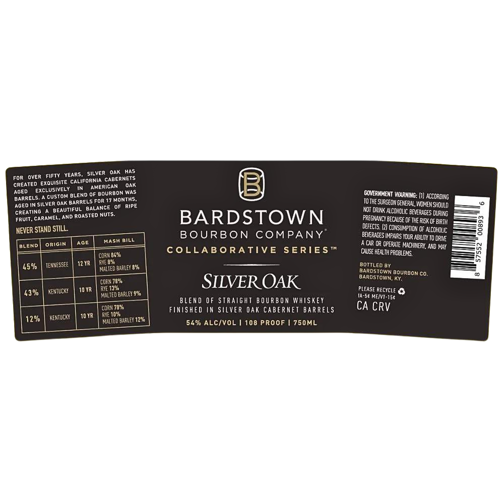 Bardstown Bourbon Company Collaborative Series Silver Oak_Hollywood Beverage