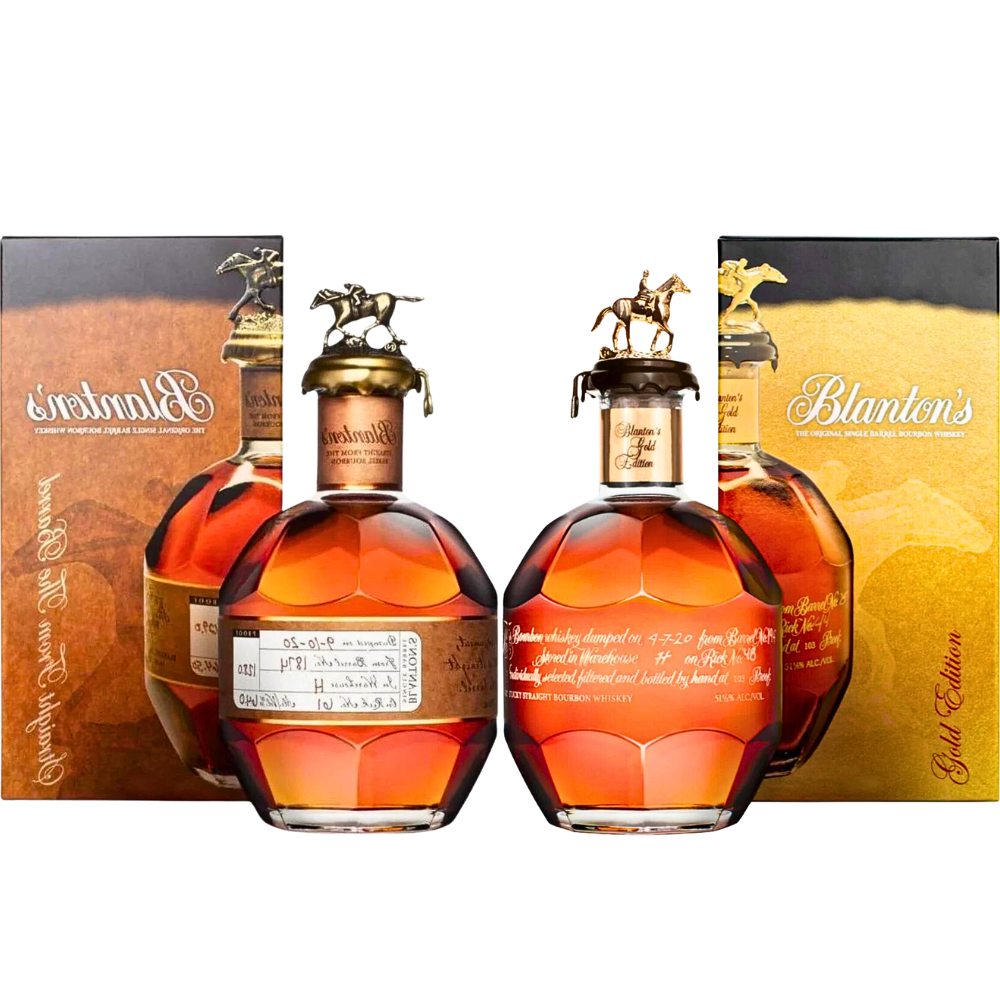 Blanton's Gold & Blanton Straight From The Barrel Bundle - Hollywood Beverage