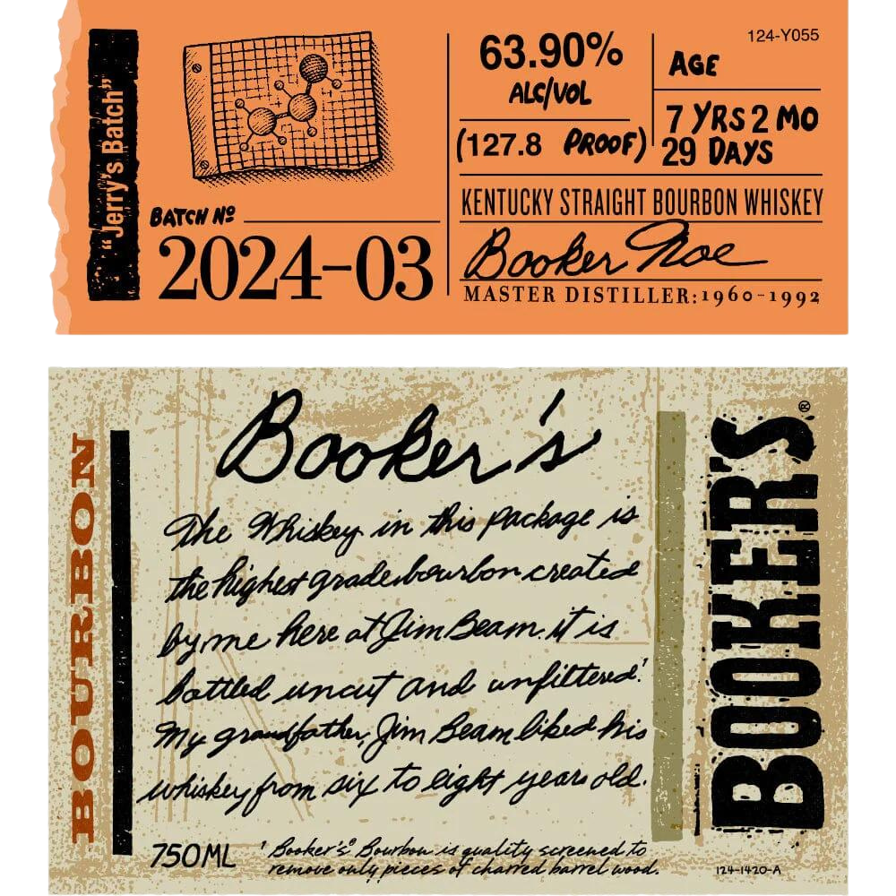 Booker's Bourbon 'Jerry's Batch' 2024-03_Hollywood Beverage