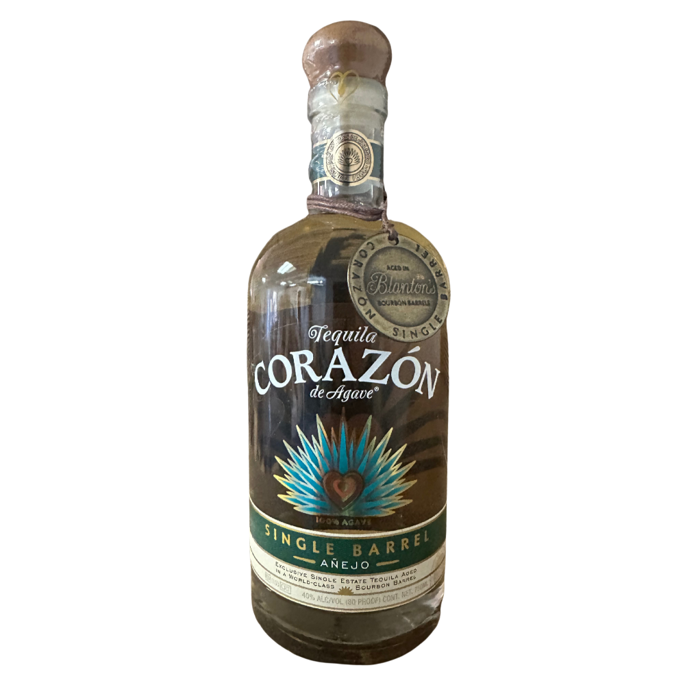 Corazon Single Barrel Anejo Aged In Blanton's Barrels - Hollywood Beverage