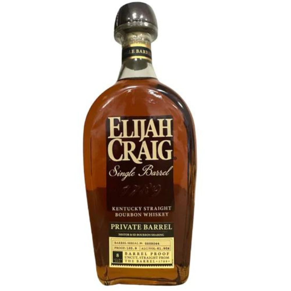 ELIJAH CRAIG PRIVATE SELECT BARREL PROOF 'THE ELIJAH CRAIG RUN' 123.9 PF BUNDLE_Hollywood Beverage