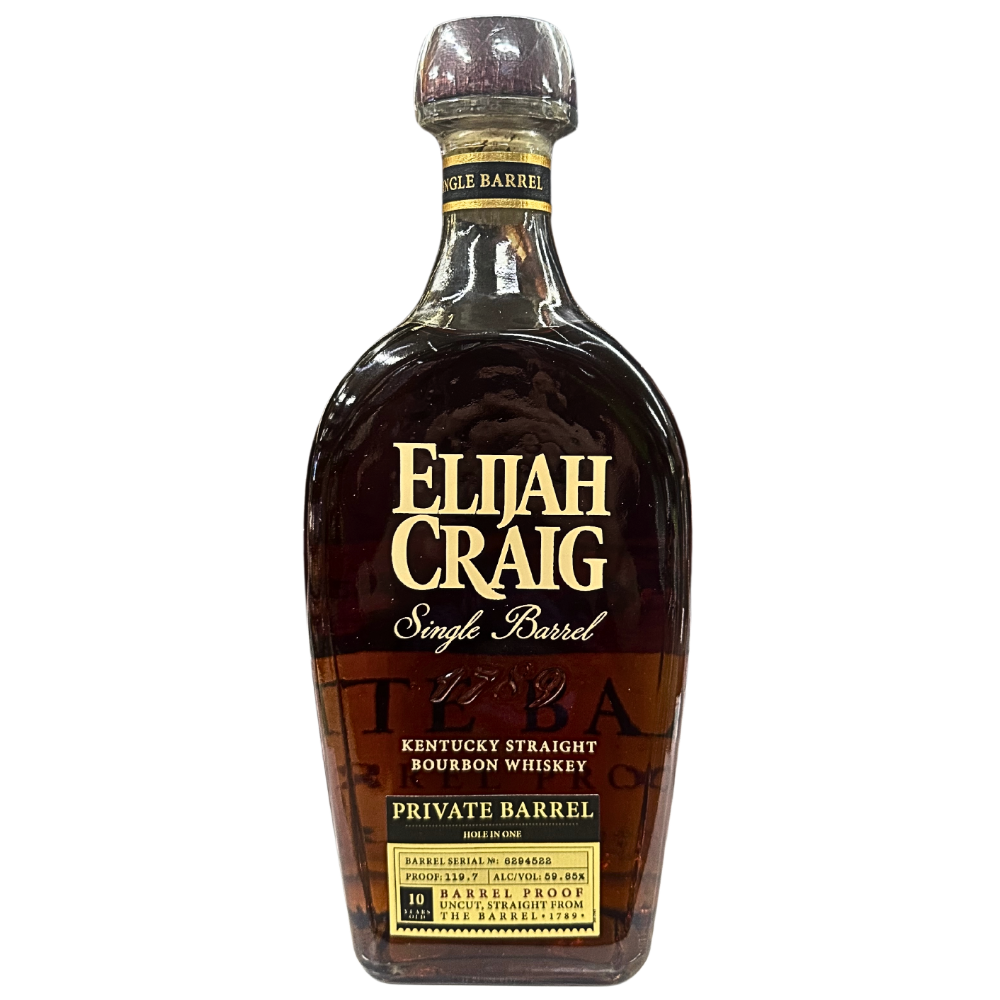 Elijah Craig Barrel Proof 10 Year Old Private Select 'Hole In One'_Hollywood Beverage
