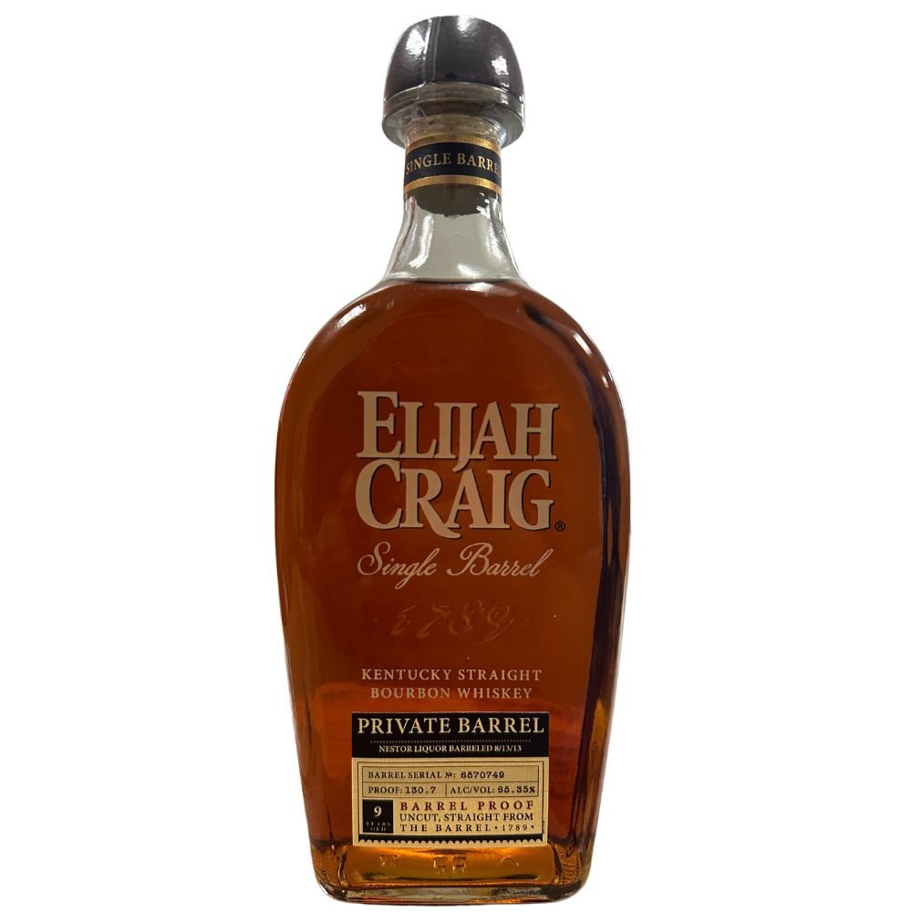 Elijah Craig Barrel Proof Single Barrel 'Red, White & Whiskey'_Hollywood Beverage