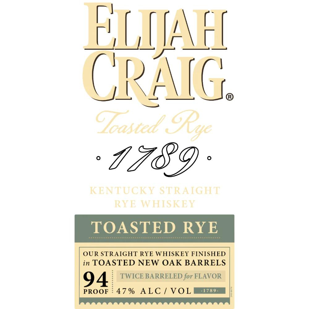 Elijah Craig Toasted Rye_Hollywood Beverage