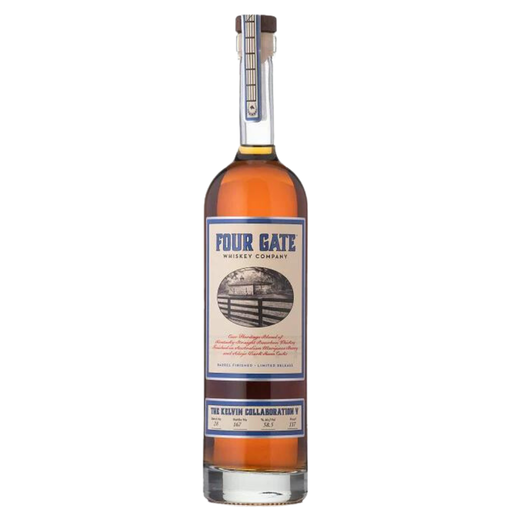 Four Gate Split Stave Bourbon By Kelvin Collaboration V Batch 28_Hollywood Beverage