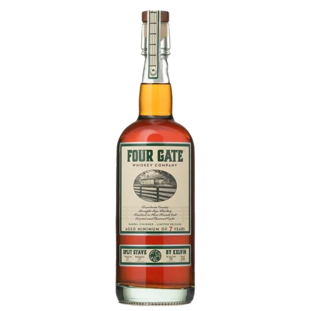 Four Gate Split Stave Rye By Kelvin Batch 27_Hollywood Beverage