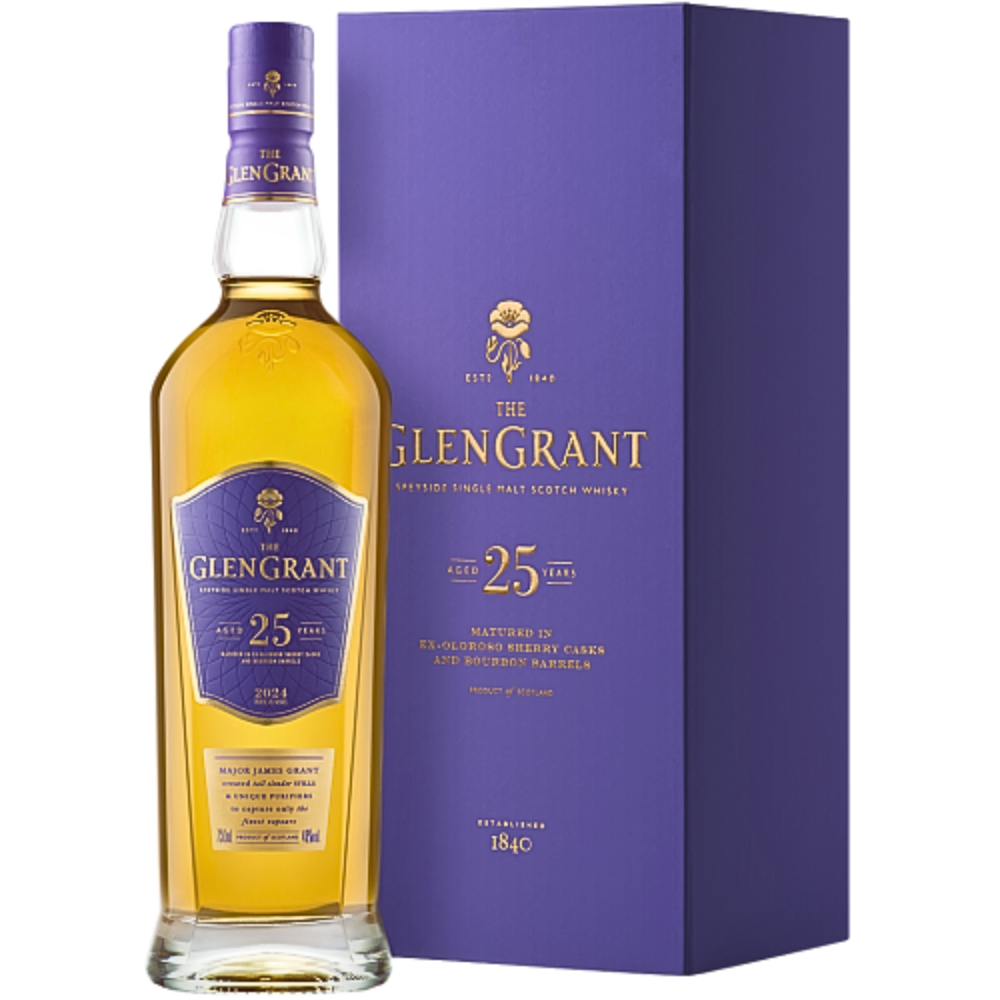 Glen Grant 25 Year Single Malt Scotch_Hollywood Beverage