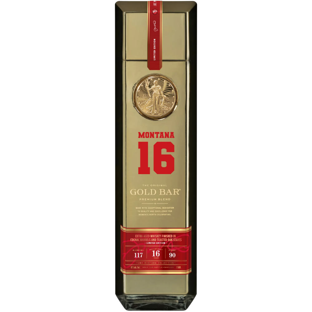 Gold Bar Whiskey Blend 117 Joe Montana Edition_Hollywood Beverage