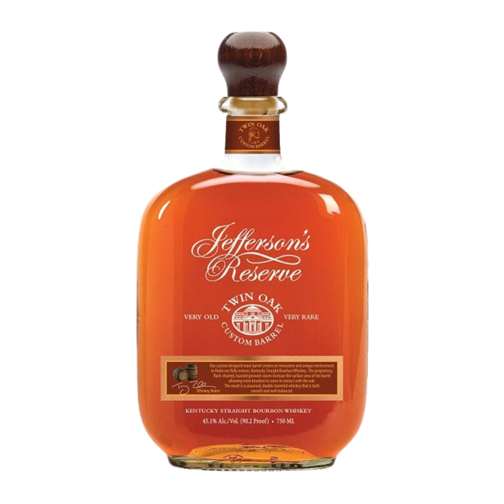 Jefferson's Reserve Twin Oak Kentucky Straight Bourbon Whiskey_Hollywood Beverage