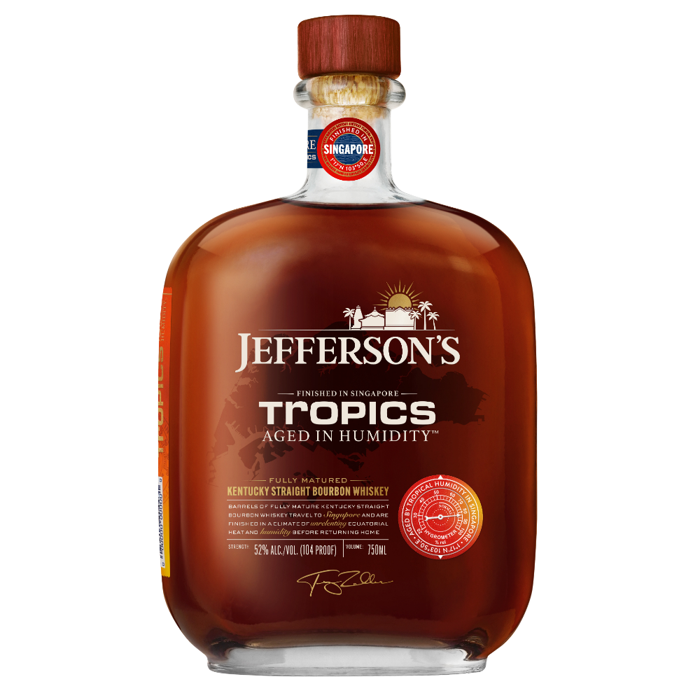 Jefferson's Tropics Kentucky Straight Bourbon Finished In Singapore_Hollywood Beverage