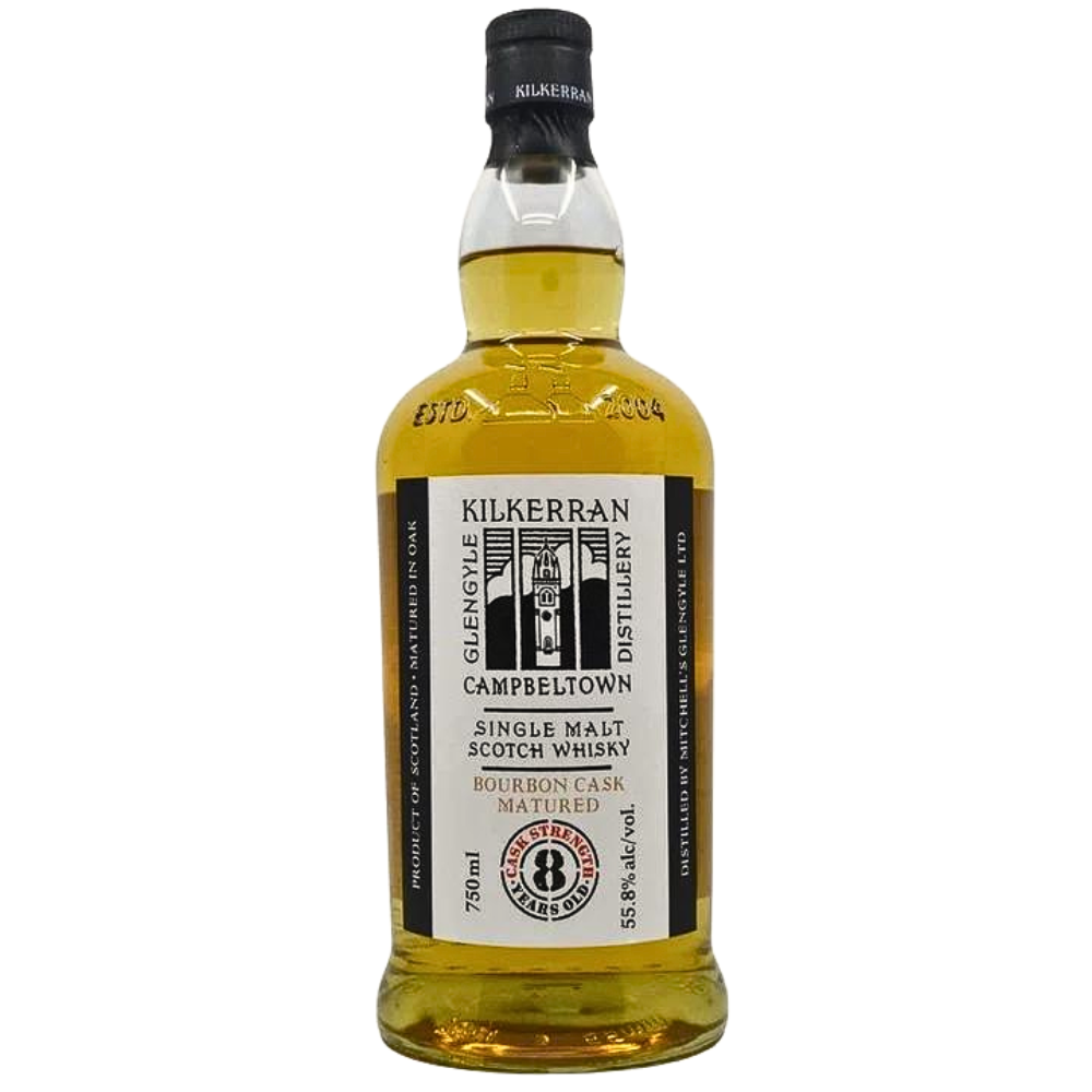 Kilkerran 8 Year Old Bourbon Cask Matured 55.8%_Hollywood Beverage