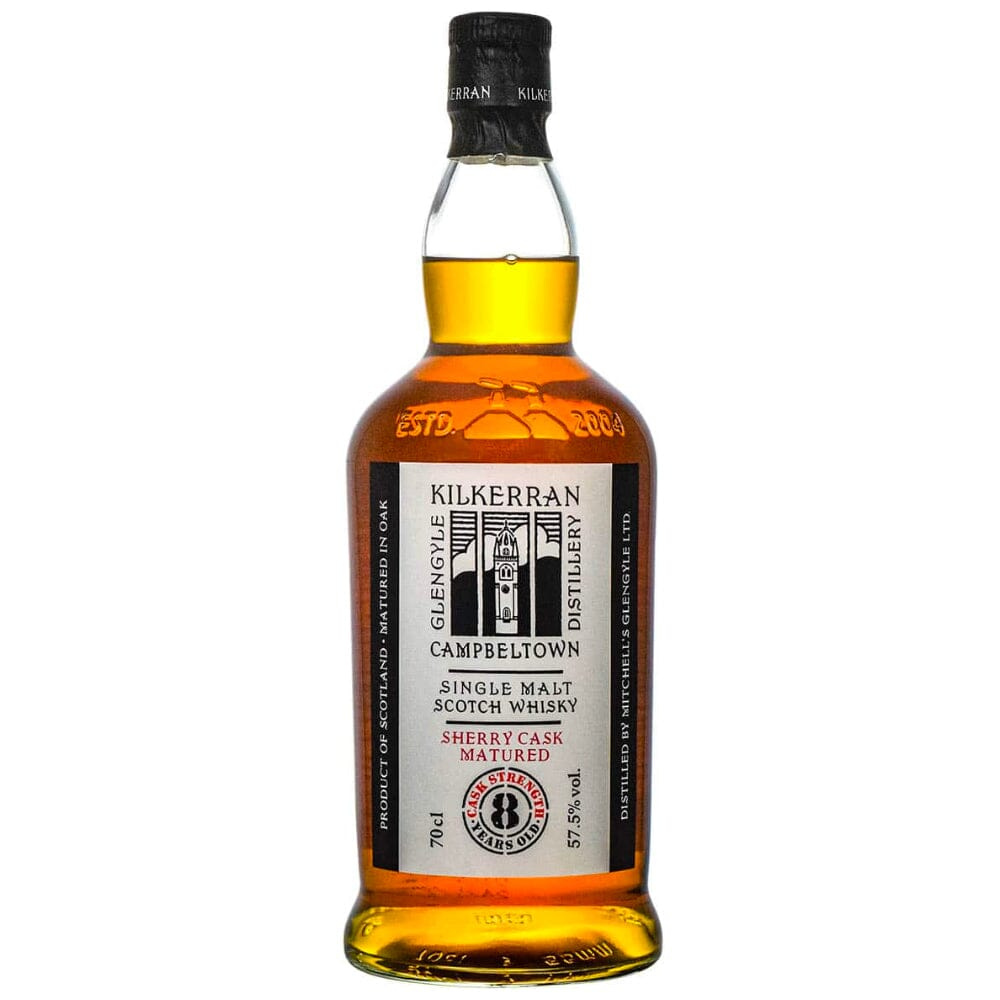 Kilkerran 8 Year Old Sherry Cask Matured 57.5% PF_Hollywood Beverage