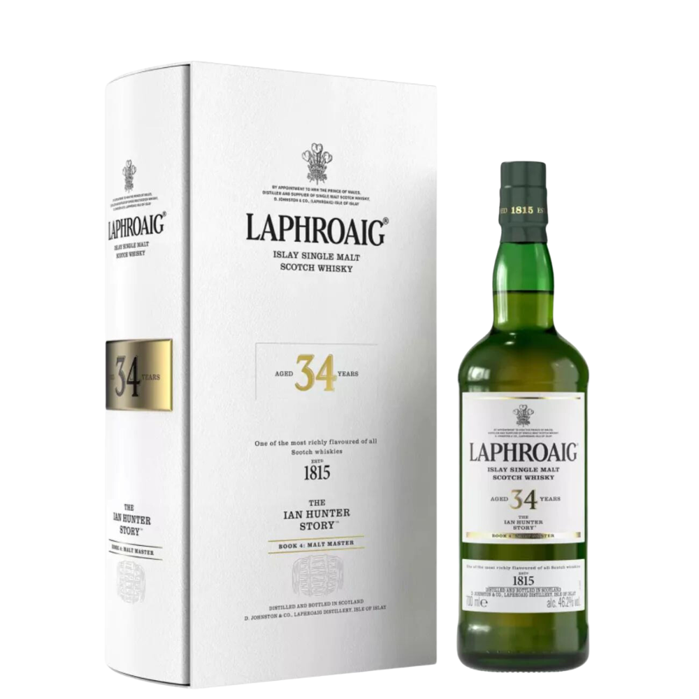 Laphroaig 34 Year Old The Ian Hunter Story Book 4_Hollywood Beverage