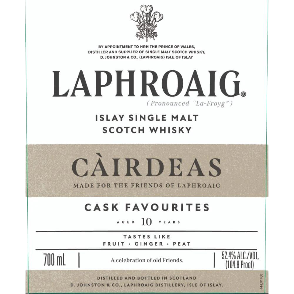 Laphroaig Càirdeas Cask Favourites 10 Year Old_Hollywood Beverage