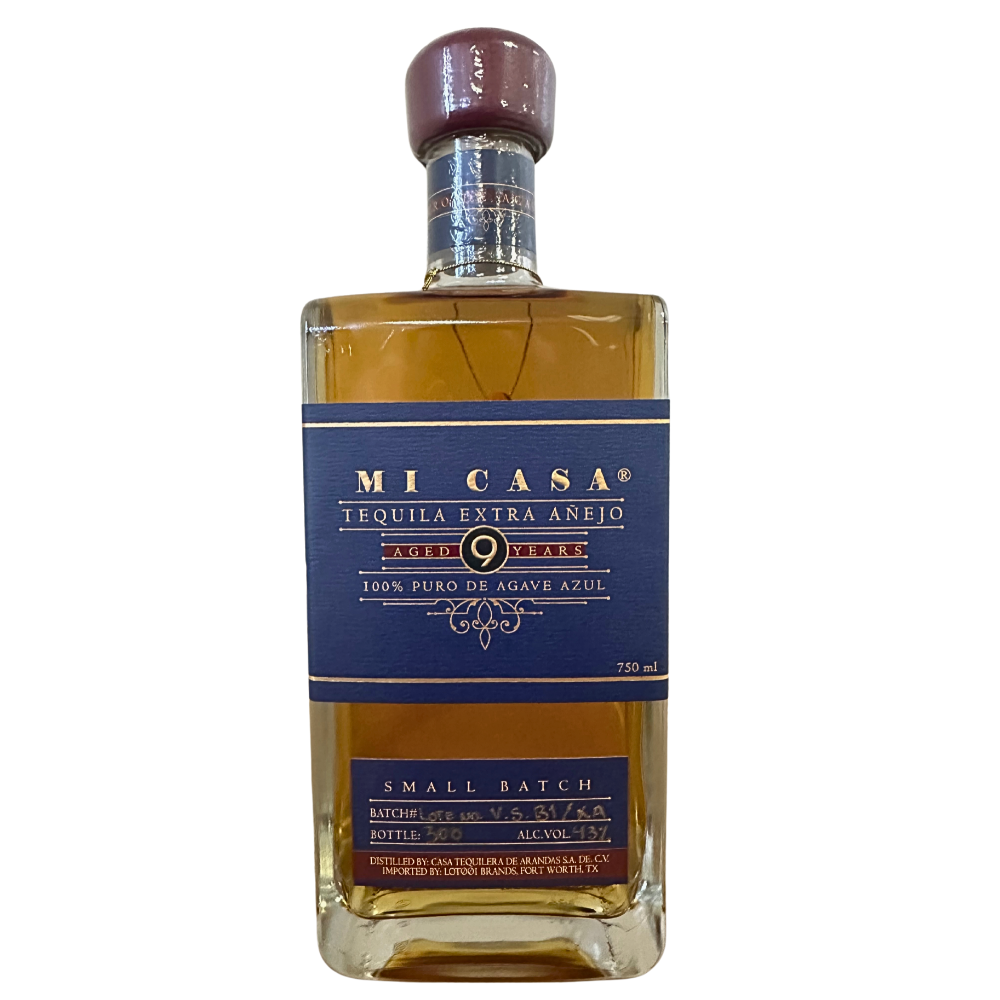 Mi Casa Extra Anejo 9 Year Old Small Batch Tequila_Hollywood Beverage