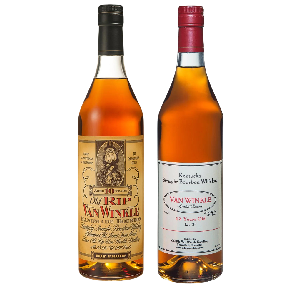 Old Rip Van Winkle 10 Year & Van Winkle 12 Year Lot B Bundle_Hollywood Beverage