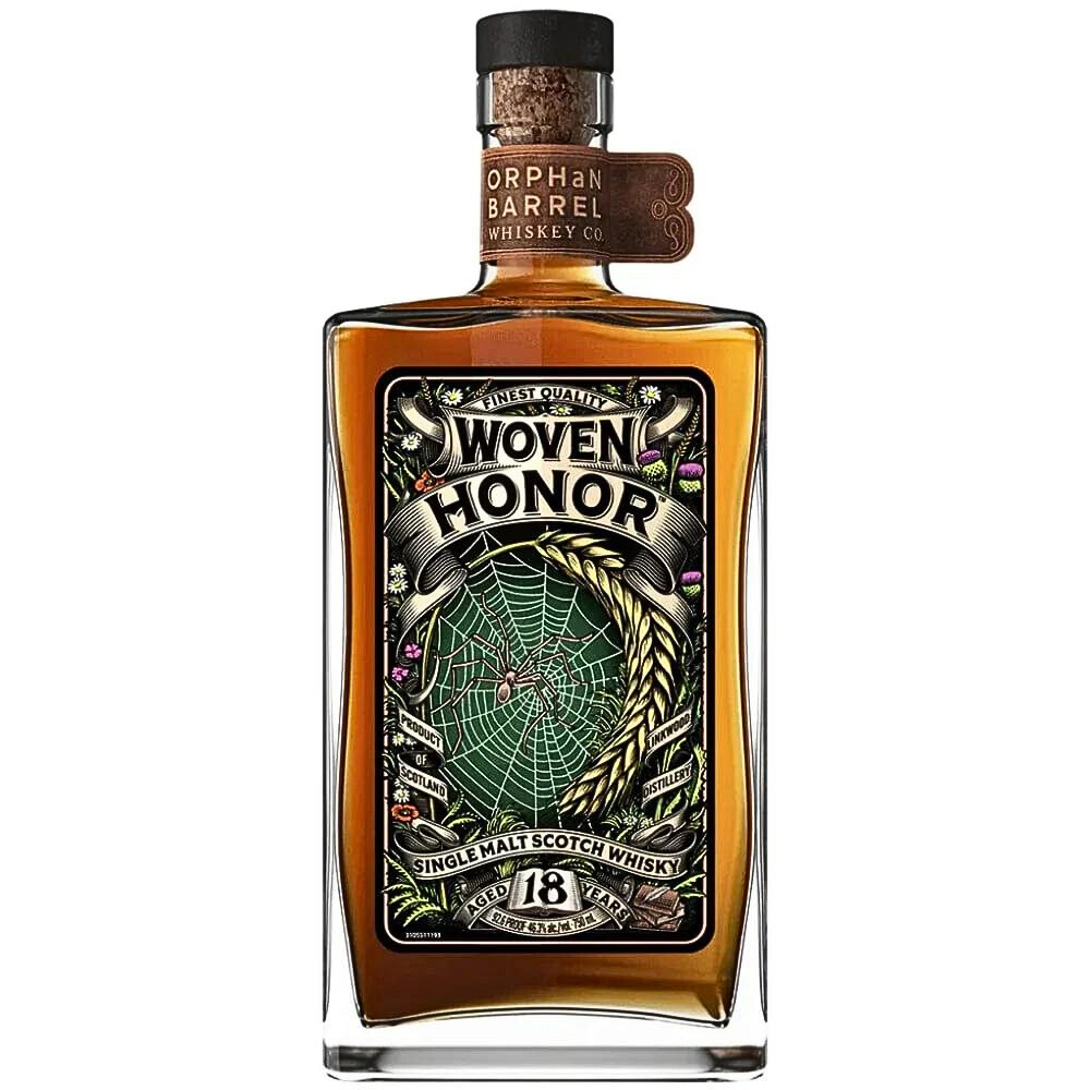 Orphan Barrel Woven Honor 18 Year Old Single Malt_Hollywood Beverage