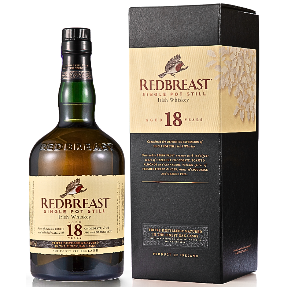 Redbreast 18 Year Single Pot Still Irish Whiskey_Hollywood Beverage