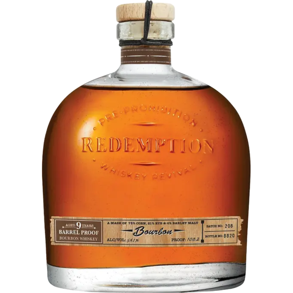 Redemption 9 Year Bourbon Barrel Proof_Hollywood Beverage