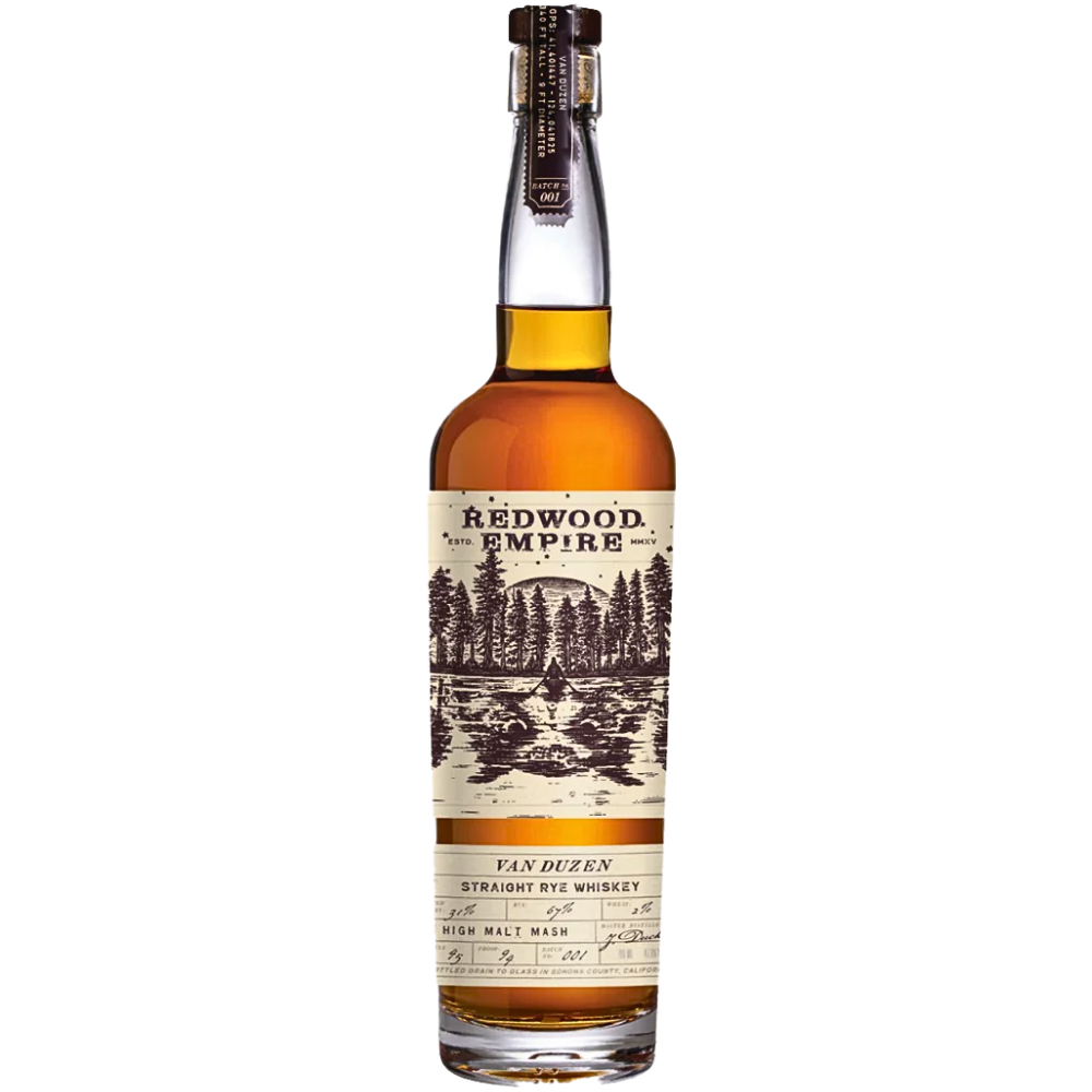 Redwood Empire Van Duzen Rye Whiskey_Hollywood Beverage