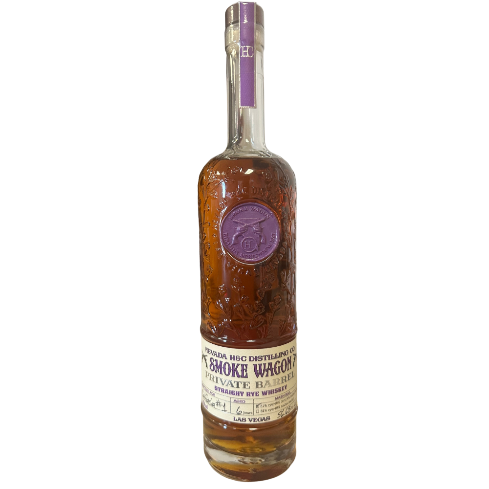 Smoke Wagon Private Barrel Straight Rye 'California #1'_Hollywood Beverage