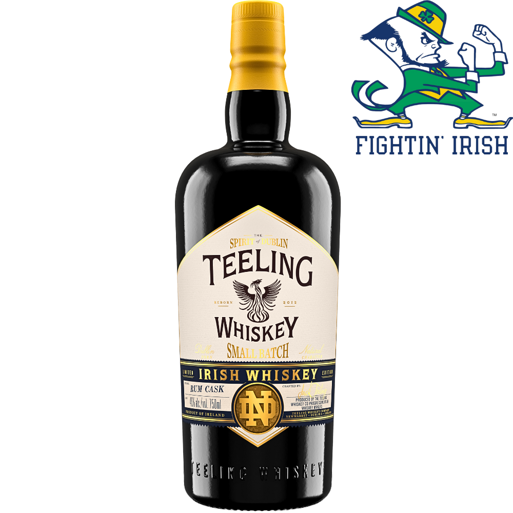 Teeling X Norte Dame Small Batch Irish Whiskey Limited Edition_Hollywood Beverage