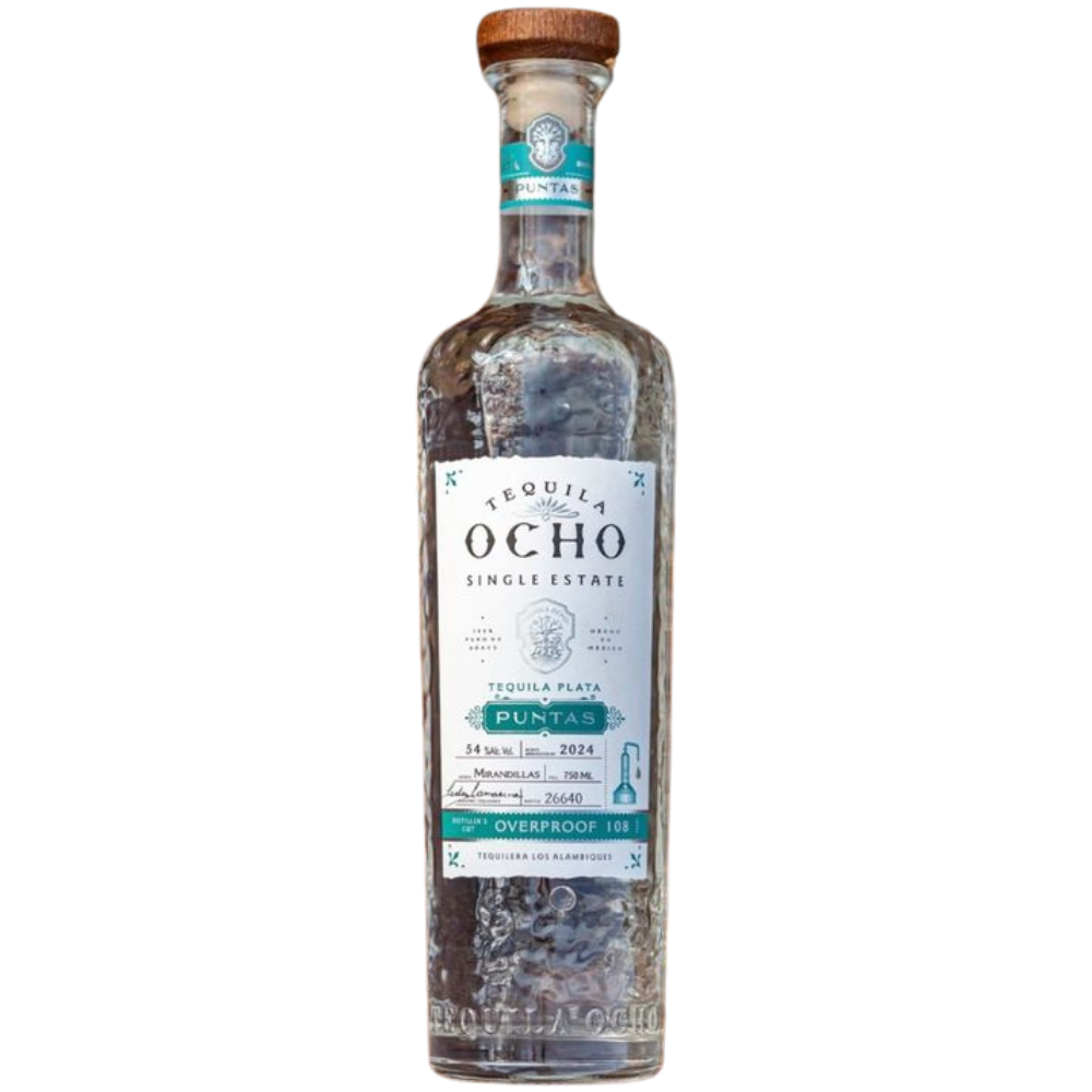 Tequila Ocho Single Estate 2024 Plata Puntas Tequila_Hollywood Beverage