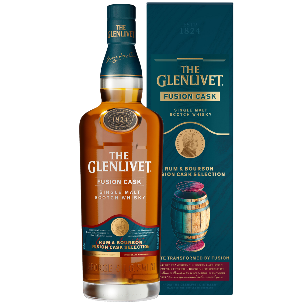 The Glenlivet Rum & Bourbon Fusion Cask Selection Single Malt_Hollywood Beverage