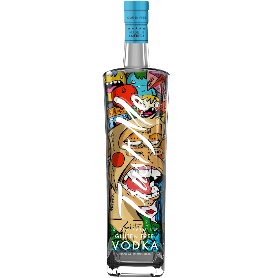 Trust Me Vodka Gluten Free - Artist Series Ali Sabet Bored Ape_Hollywood Beverage