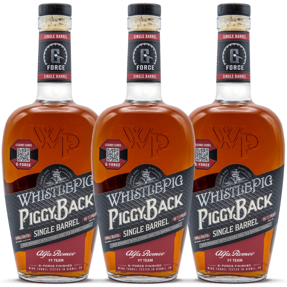 WhistlePig PiggyBack Single Barrel Legends Series: Alfa Romeo F1 G Force Finish - Hollywood Beverage