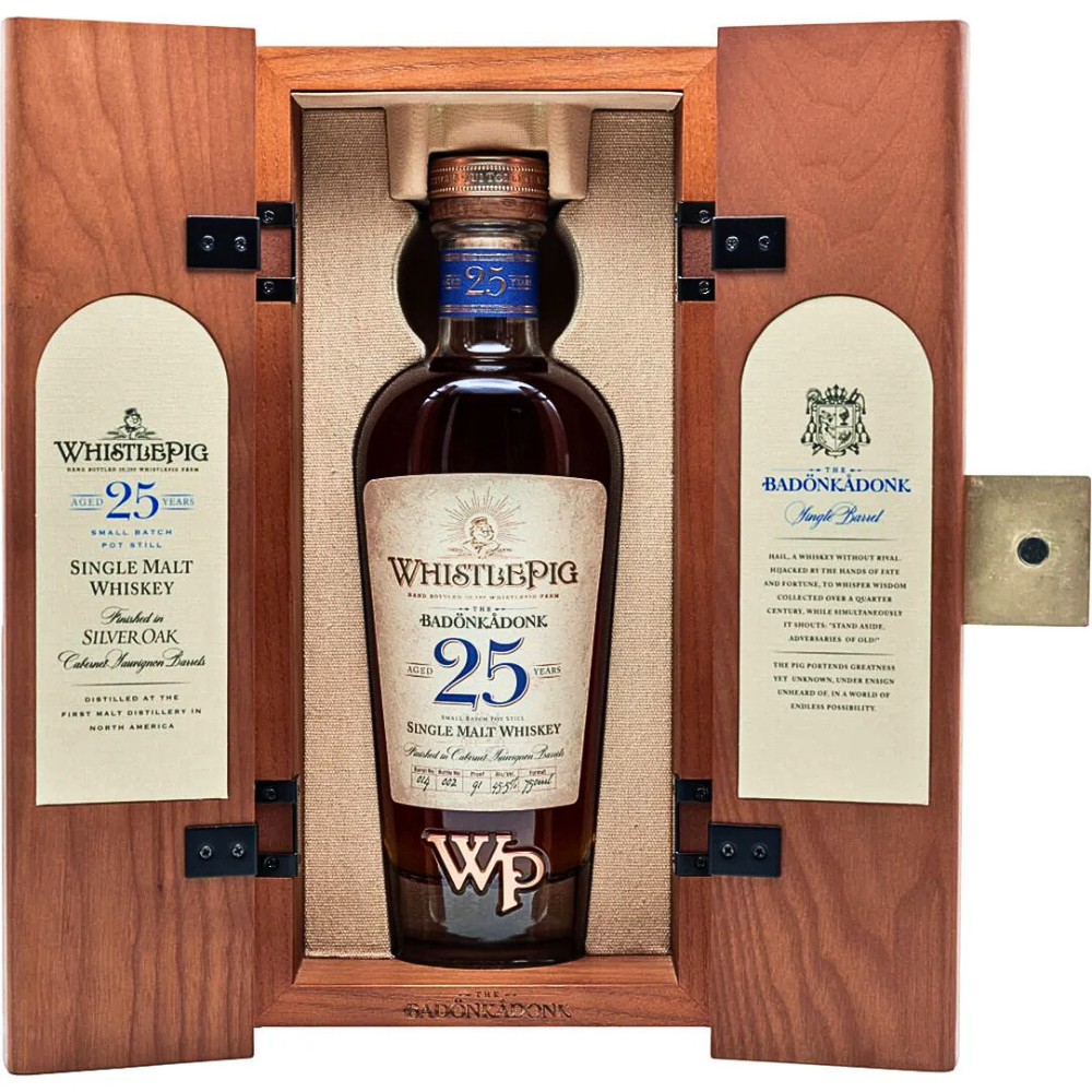 WhistlePig The Badönkådonk 25 Year Single Malt Whiskey_Hollywood Beverage