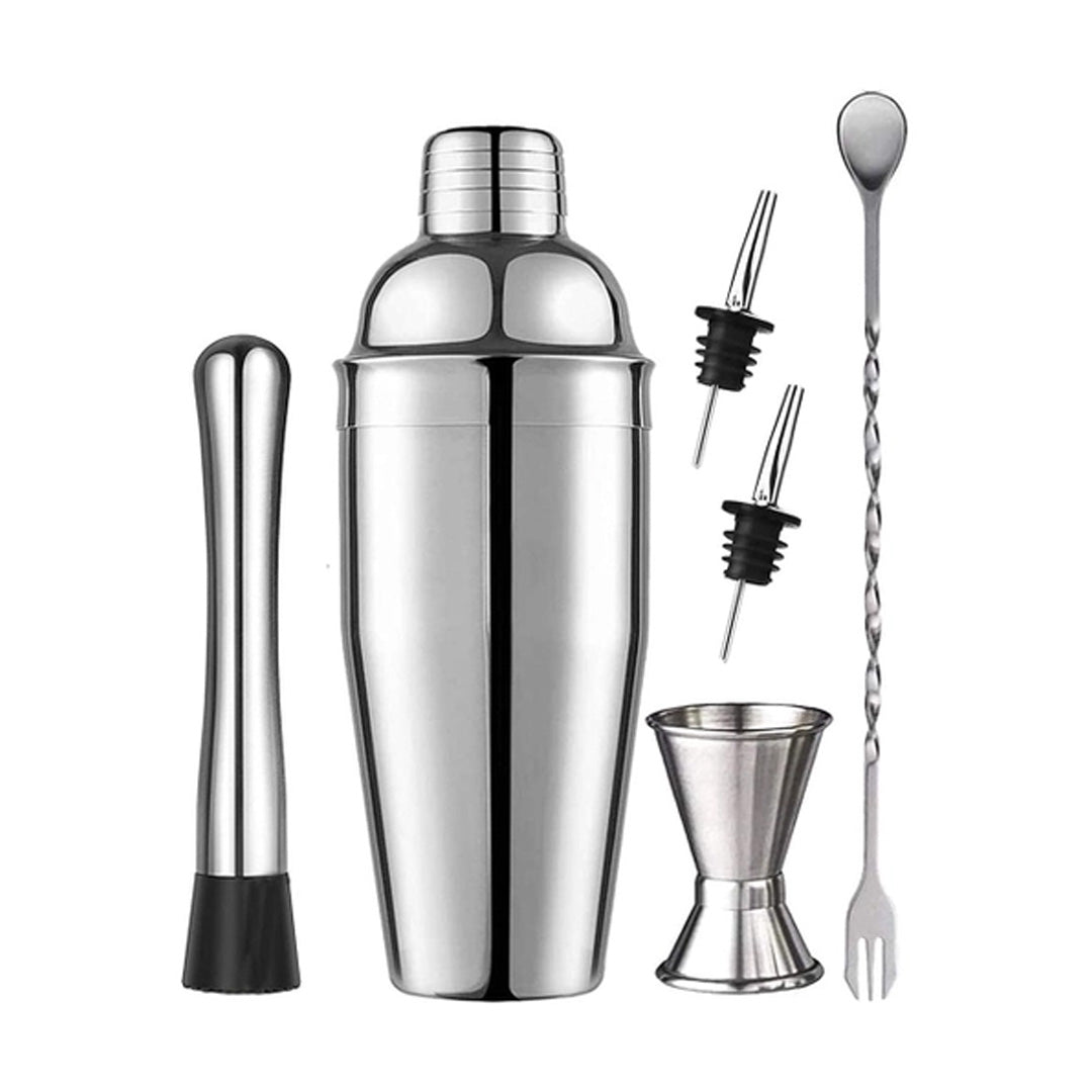 6 Piece Cocktail Shaker Set_nestor liquor