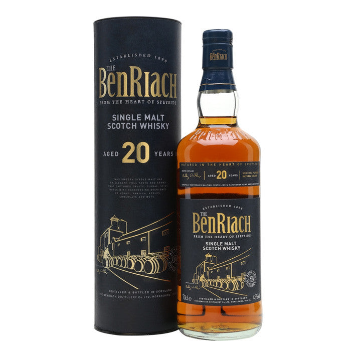 Benriach 20 Year Single Malt Scotch Whisky 750ml_nestor liquor