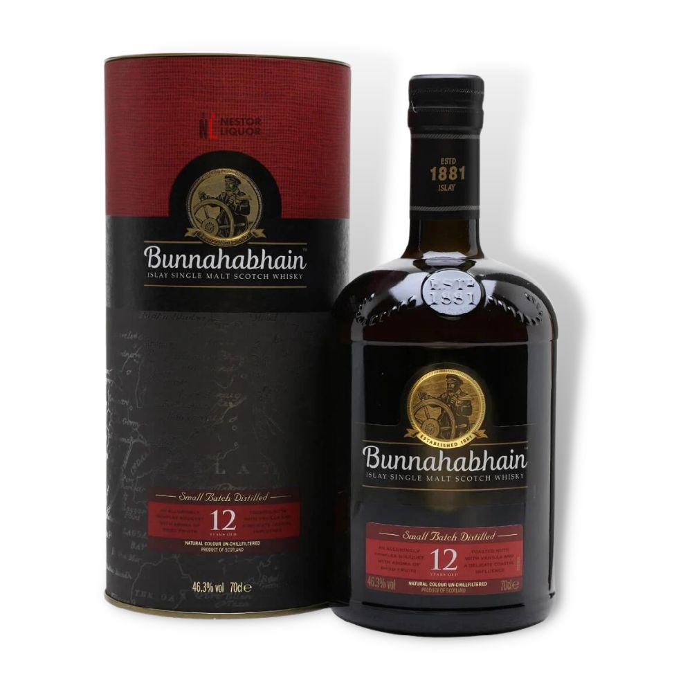 Bunnahabhain Single Malt Scotch 12 Year Old 750ml_nestor liquor