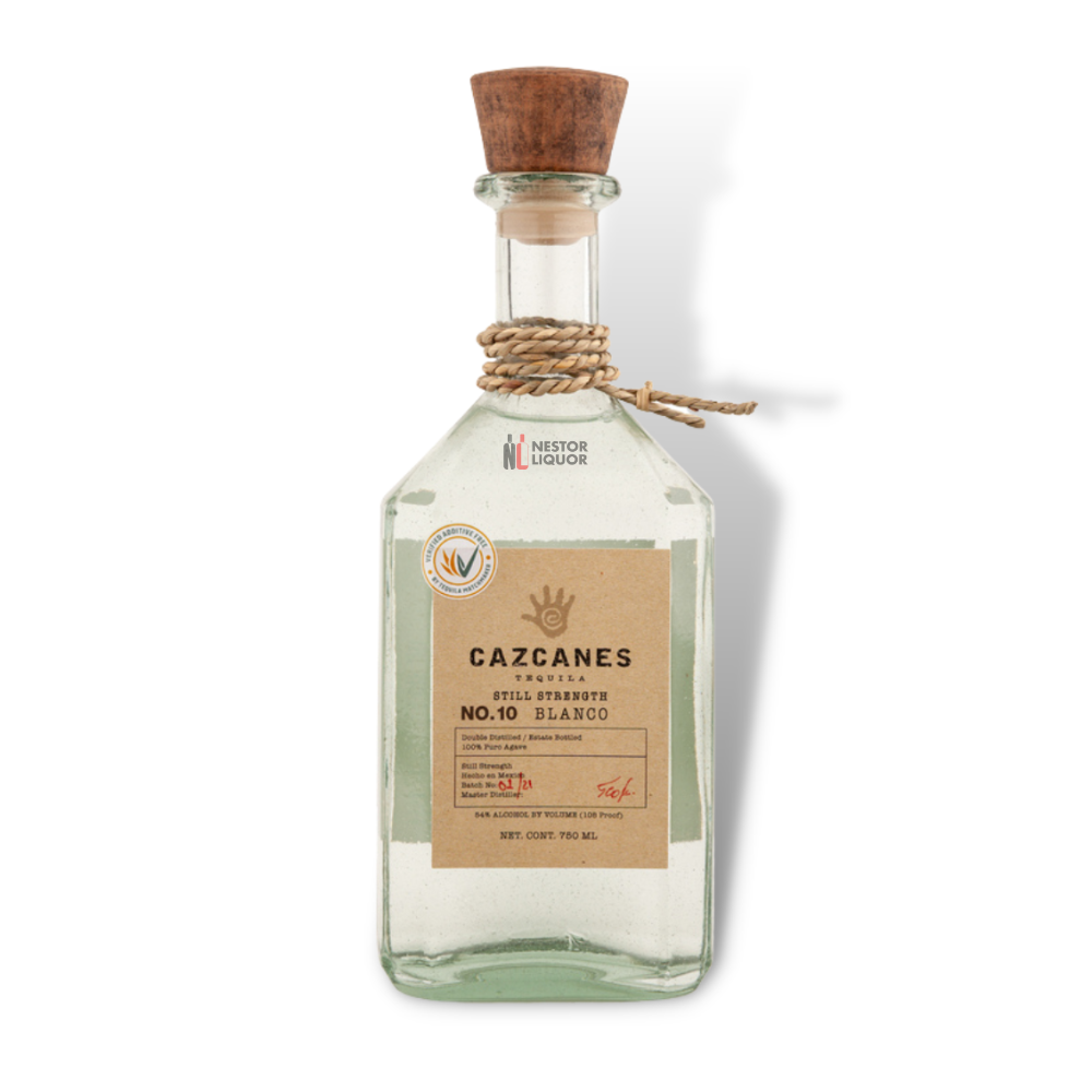 Cazcanes Tequila No.10 Still Strength Blanco 750ml_nestor liquor