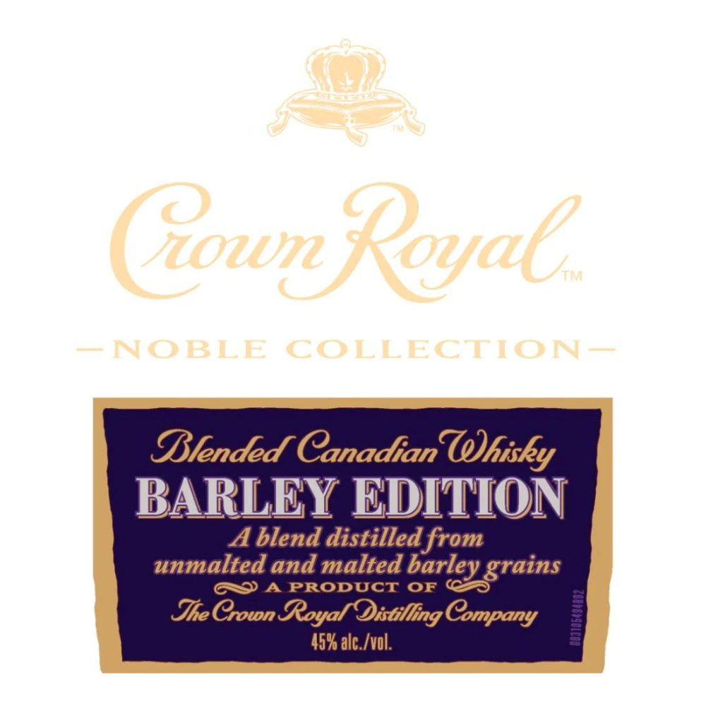 Crown Royal Noble Collection Barley Edition Canadian Whisky 750ml_Hollywood Beverage