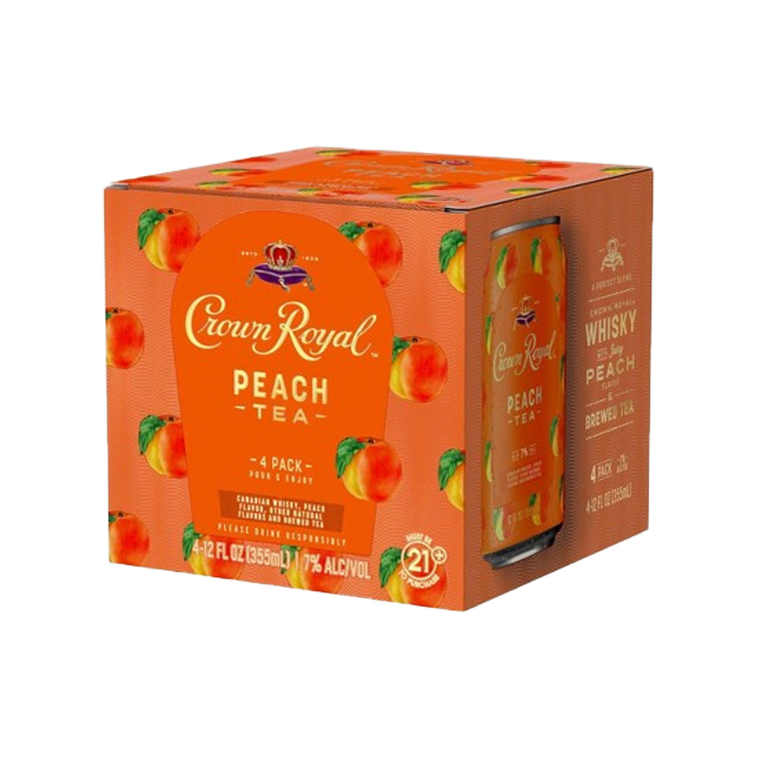 Crown Royal Peach Tea 4Pack/12oz_nestor liquor