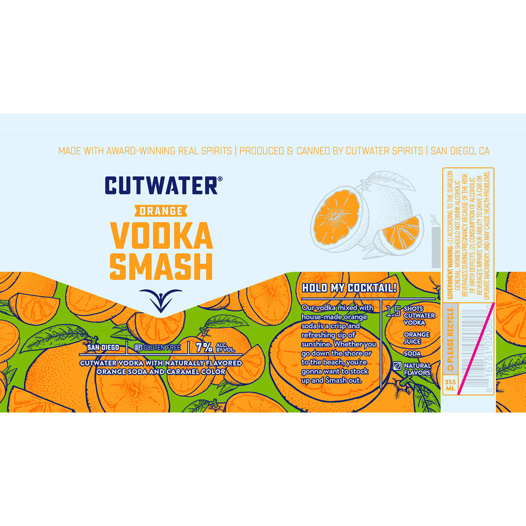 Cutwater Orange Vodka Smash Canned Cocktails_nestor liquor