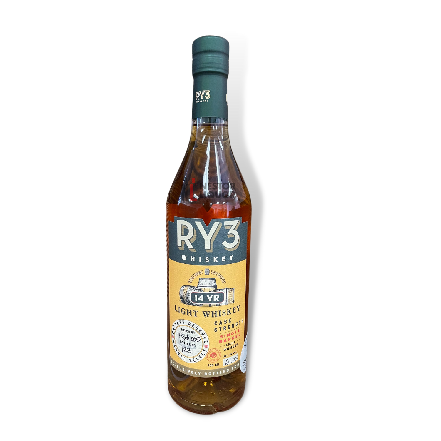 RY3 whidkey light whiskey - Hollywood Beverage