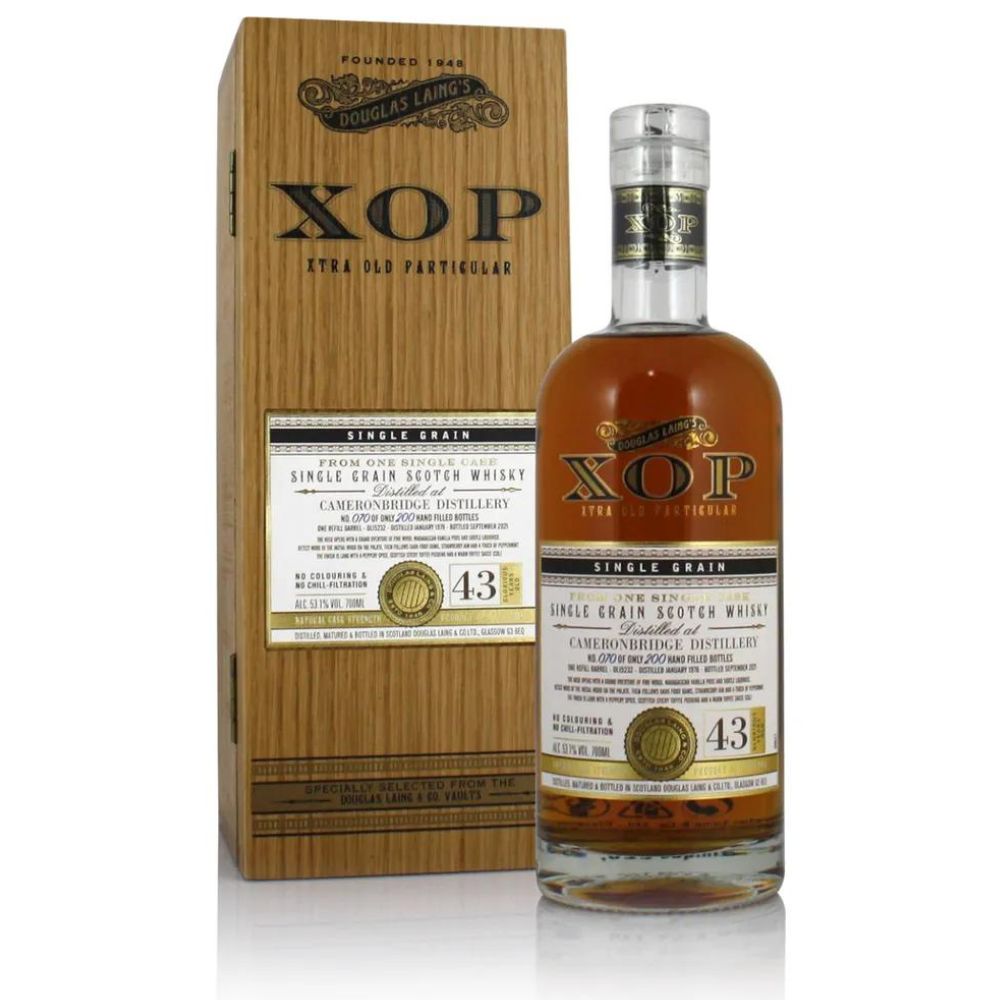 Douglas Laing's XOP Cameronbridge 43 Year Old Single Malt 700ml_Hollywood Beverage