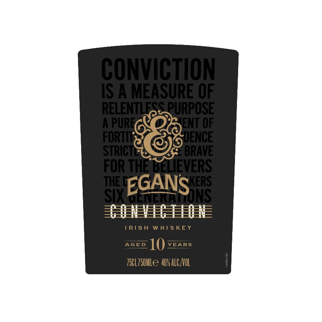 Egan’s Conviction 10 Year Old Irish Whiskey 750ml_nestor liquor