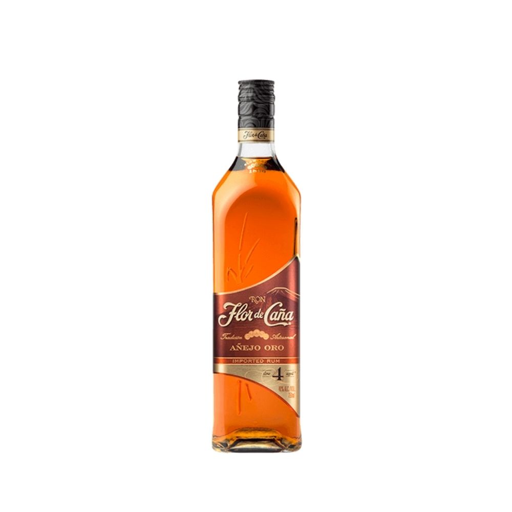 Flor De Cana Anejo Oro Gold Rum 4 Years 1 Liter_nestor liquor