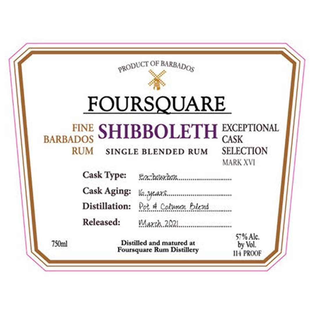 Foursquare Shibboleth 16 Year 750ml_nestor liquor